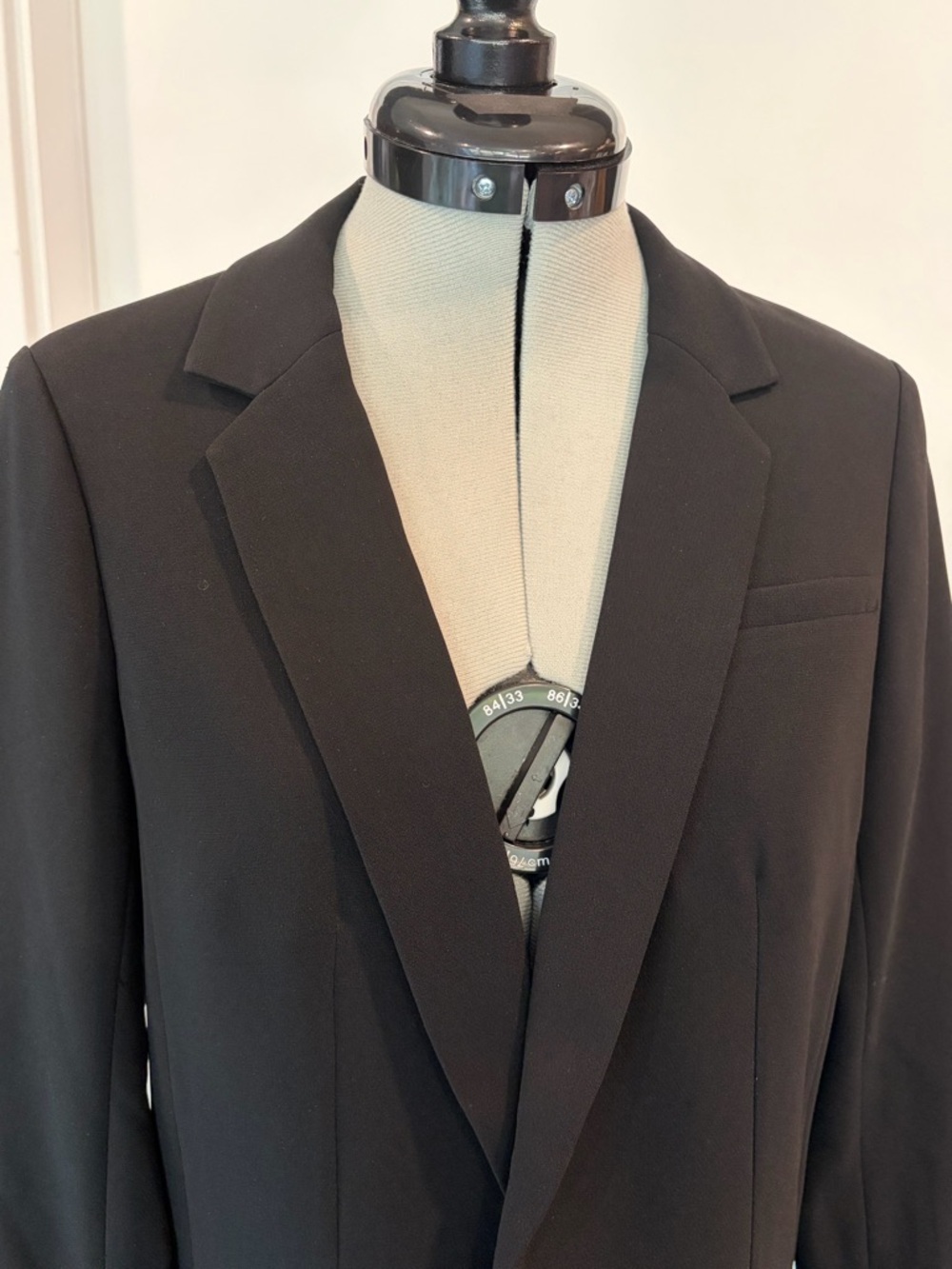 Elizabeth and James NWT Relaxed Jamie Blazer, single button, black, 00 - Picture 6 of 13